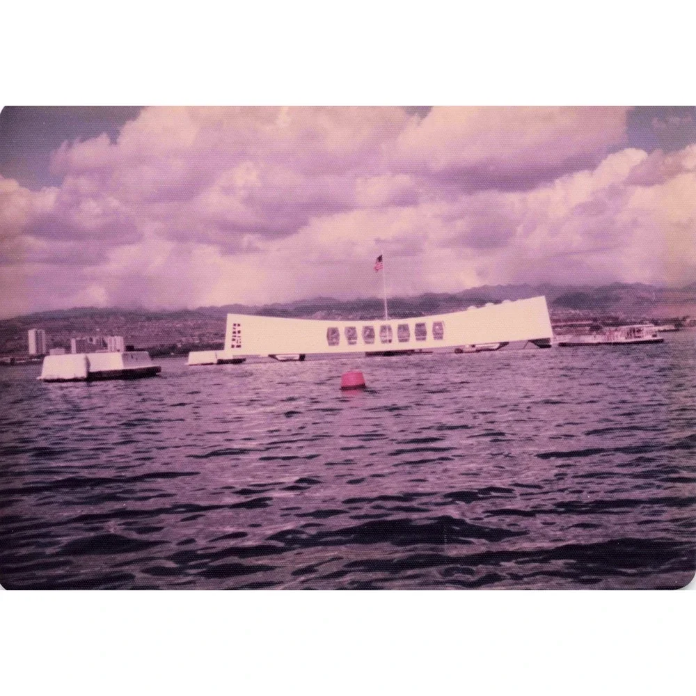 Vintage 1970s Pearl Harbor Battleship Row USS Tennessee Nevada Photos Lot of 8 - Picture 6 of 8